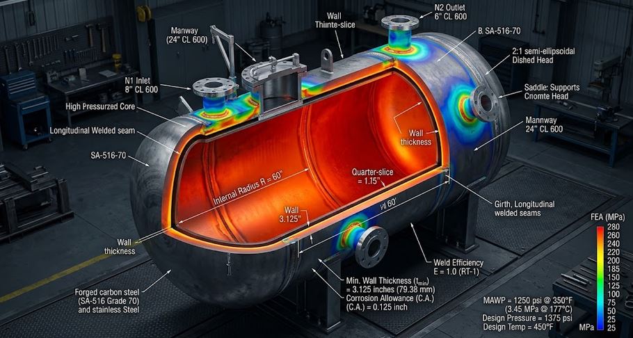 ASME Pressure Vessel (Sec VIII)