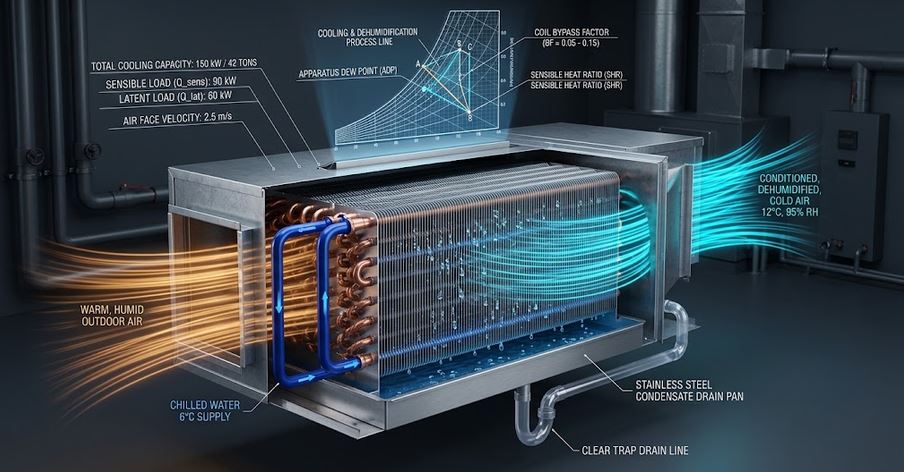 Cooling Coil Psychrometrics