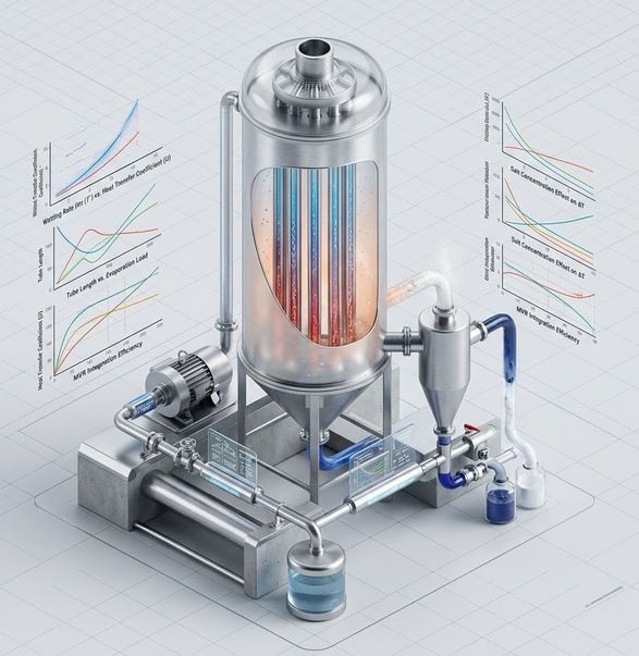 Falling Film Evaporator & Desalination Sizer