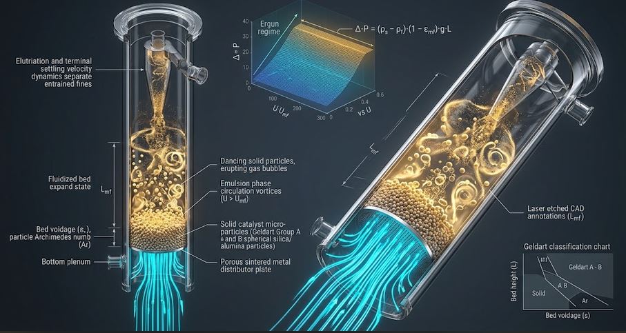 Fluidized Bed Hydrodynamics & Minimum Fluidization