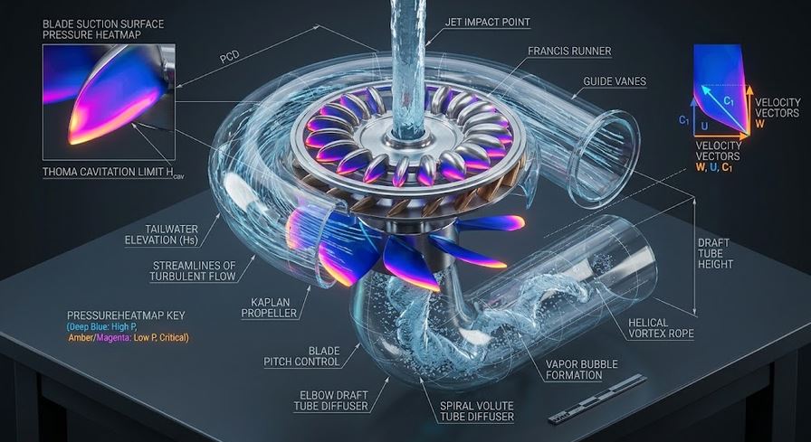 Francis & Kaplan Turbine Cavitation Sizer