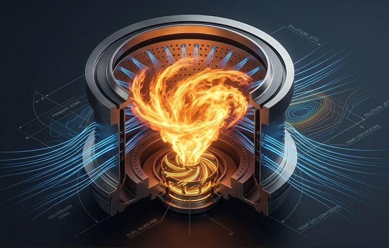 Gas Turbine Combustor (Lefebvre Model)