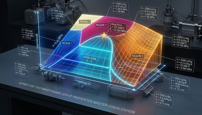 Steam Table Calculator (IAPWS-IF97)