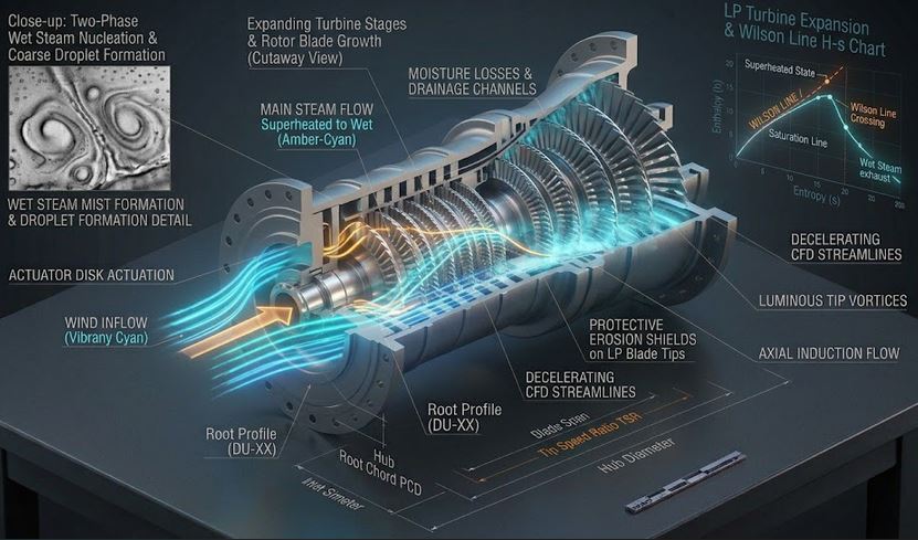 Steam Turbine Wilson Loss & Baumann Sizer